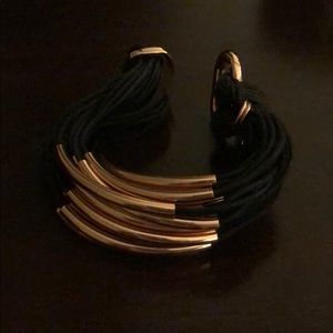 gillian julius rose gold multi tubes bracelet